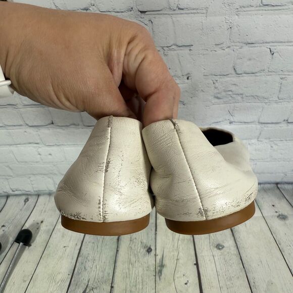 Tory Burch Flats Loafer Women Size 7.5 Colorblock Leather Preppy Minimalist Shoe - Picture 5 of 12